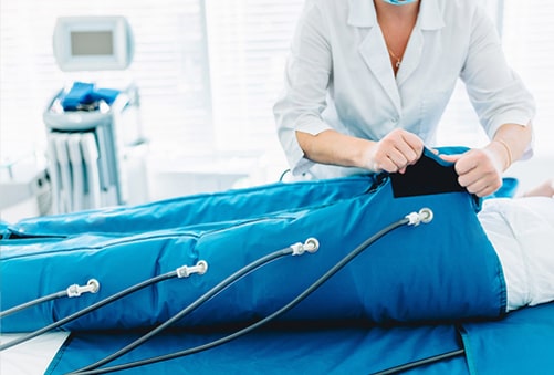 Presoterapia en piernas